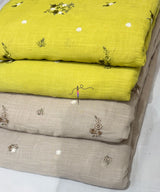 Pure viscose linen