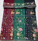 Mul Chanderi Embroidery