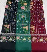 Mul Chanderi Embroidery