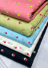 Pure viscose mul chanderi