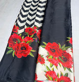 Satin georgette digital print