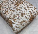Crepe Cutdana Embroidery