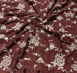 Crepe Work embroidery