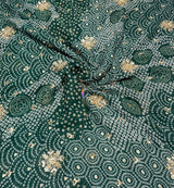 Georgette Bandhani embroidery