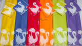 Mul Chanderi aplic work embroidery