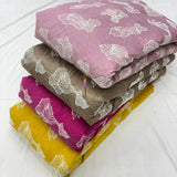 Chanderi thread embroidery