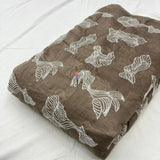 Chanderi thread embroidery