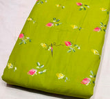 Tatami stitch embroidery