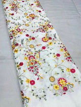 Multi thread embroidery