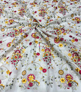 Multi thread embroidery