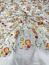 Multi thread embroidery