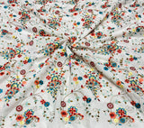 Multi thread embroidery