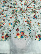 Multi thread embroidery