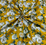 Pure mul cotton digital print