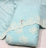 Cotton jaccord embroidery
