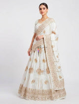 Crepe handwork embroidery
