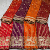 Tissue jacquard embroidery
