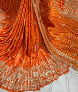 Tissue jacquard embroidery
