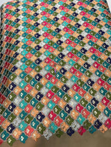 Multi thread embroidery