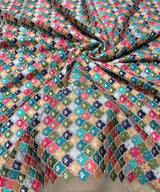 Multi thread embroidery