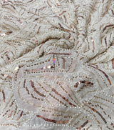 Heavy handwork embroidery
