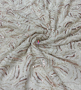 Heavy handwork embroidery