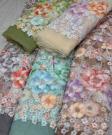 Aplic work embroidery
