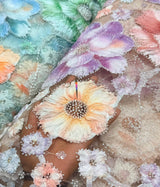 Aplic work embroidery