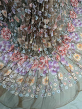 Aplic work embroidery
