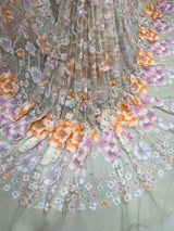 Aplic work embroidery