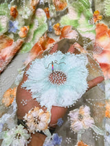Aplic work embroidery