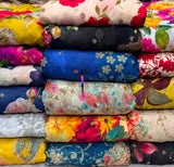 Digital print booti embroidery