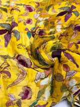 Digital print booti embroidery