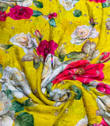 Digital print booti embroidery