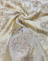 Tissue coading embroidery
