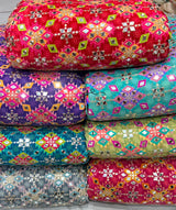 Gota mirror embroidery
