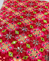 Gota mirror embroidery