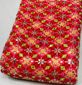 Gota mirror embroidery