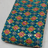 Gota mirror embroidery