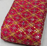 Gota mirror embroidery