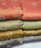 Salsa crush cutdana embroidery