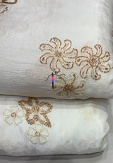Chinon cutdana embroidery