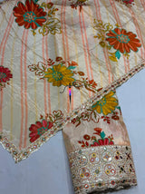 Multi thread embroidery