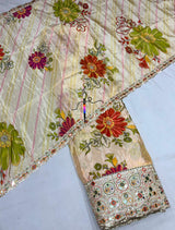 Multi thread embroidery