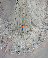 Gota mirror embroidery
