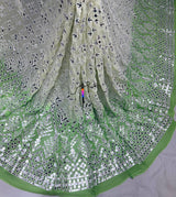Gota mirror embroidery