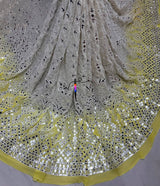 Gota mirror embroidery