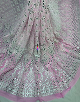 Gota mirror embroidery