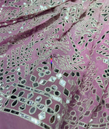Gota mirror embroidery