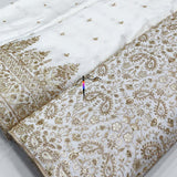 Heavy cutdana embroidery